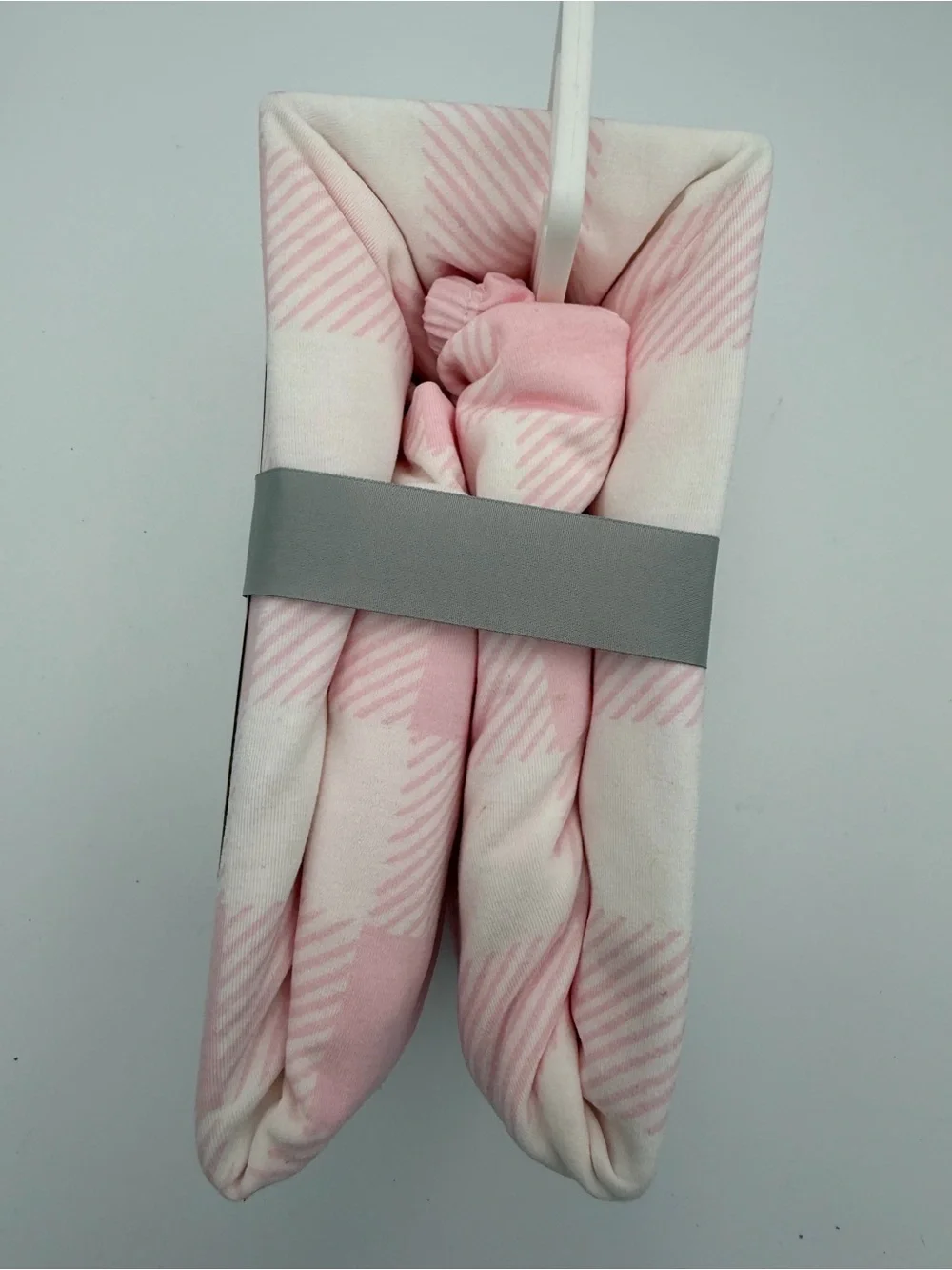 Cloud Island Pink Buffalo Check Gingham Fitted Crib Sheet Standard Mattress NEW